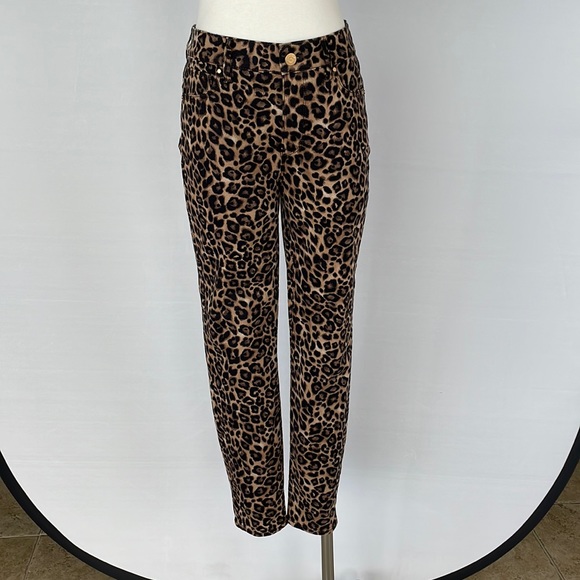 NWT WHBM Sculpt HighRise Leopard Skinny Ankle Sz 2 - Picture 4 of 15